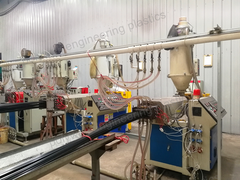 Plastic Bar Extruder Machine Polyamide Nylon Heat Insulation PA Strip Aluminum Profile Forming Machine