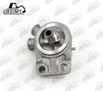 SY215-9 Diesel Fuel Filter Head Aluminum For Excavator Parts Engine