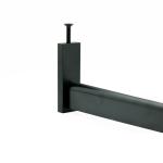 Chrome Finish Aluminum 1004mm Wardrobe Hanger SGS