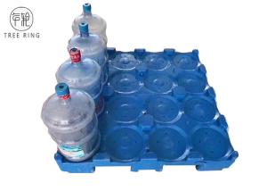 Quality Single Faced 16 Bottles Poly Pallets Stackable Balance 5 Gallon Water Bottles For Supermarket wholesale
