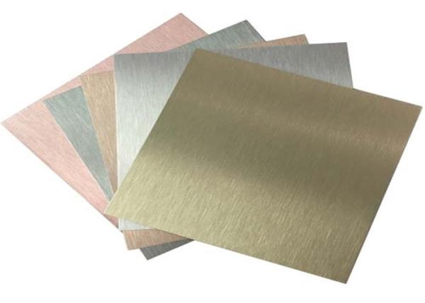 Professional Technology Brushed Aluminum Sheets , Brushed Aluminum Laminate