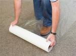 Blue Puncture Resistance 91.44m 36'' Carpet Protection Film For House Moving