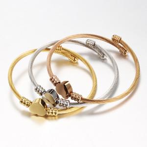 Quality Goldplated Stainless Steel Bangle Charm Bracelets Endless Insert ODM wholesale