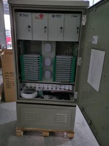 Quality 144 Core FTTH Fiber Optic Splitter Box SMC Outdoor Fiber Optic Cross Connect Cabinet wholesale