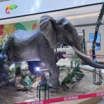 Animatronic Animal Replicas Animatronic Elephant For Theme Park Decoration