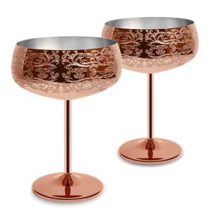 Quality Unbreakable Metal Stainless Steel Wine Glass Fancy Novelty Wine Glass wholesale