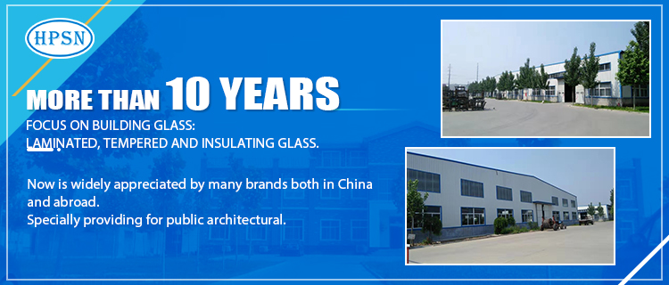 Clear Float Toughened Tinted Laminated Glass Sheet Blue Black Gray Green Bronze
