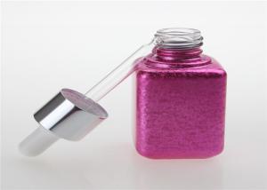 Quality Small Pink Color 20ml 30ml Glass Dropper Bottles Application For Essential Oil wholesale
