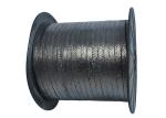 Black Fiber Gland Packing / Ptfe Graphite Packing Valve Steam Sealing