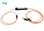 1*2 MM Fiber Optic Coupler High Performance OM1 For 850 / 1310nm 62.5 / 125μm