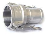 D152S6-NPT Stainless Steel Hose Couplings Type D 6 Inch Camlock Fittings
