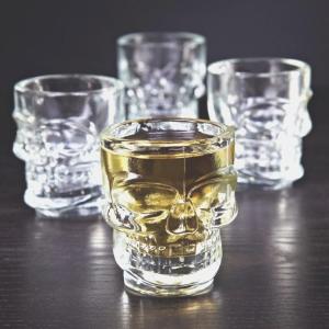 Quality 0.5cl Machine Made Wholesale Skull Shot Glass Bulk wholesale
