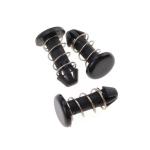 Computer Black plastic Nylon Spring Rivets With Metal Spring