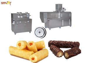 Quality Puffed Food Expanded Core Filler Snack Food Extruder Machine 100kg/H wholesale