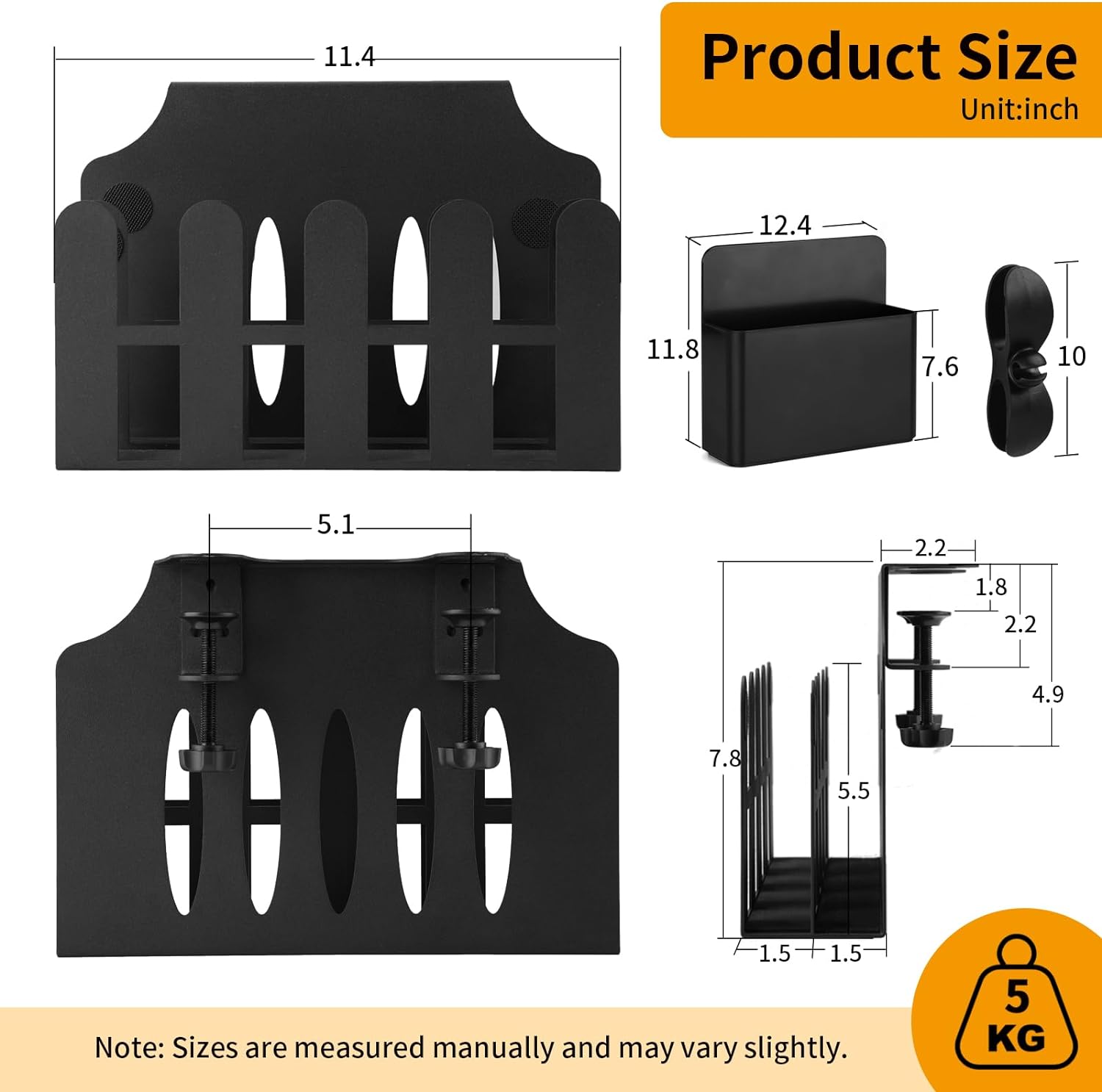 Optimize Your Workspace with Double Layers Hanging Desk Organizer and Laptop Holder