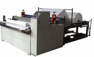 China 300m/Min Plastic Stretch Film Rewinding Machine PLC Control on sale