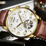 Sports Waterproof Mechanical Watch Fashion Automatic Skeleton Watches