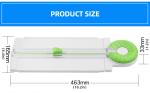 Good 463*165*33mm ABS Multifunction Paper Cutter DIY Craft Safety Circle Paper