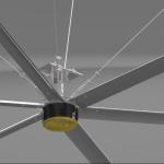 Overhead Extra Large Commercial Ceiling Fans For Low Ceilings