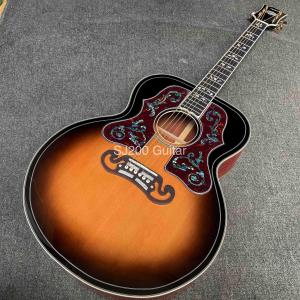 Quality Custom GB style SJ200 Cocobolo Double Pickguard Acoustic Guitar wholesale