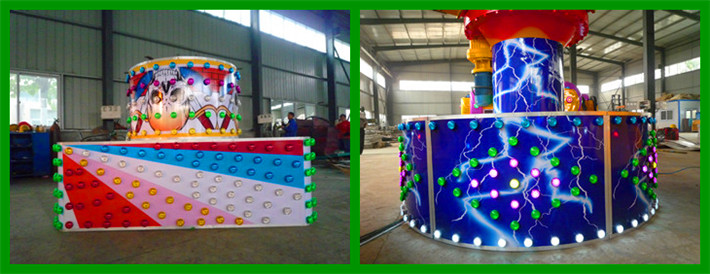 Kids amusement ride rotary games 24 seats energy storm ride for sale