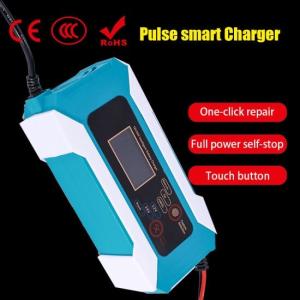 Quality 12V 5A Motorcycle Car battery Charger Pulse Repair Lead acid battery charger 12V 5A with LCD Display wholesale