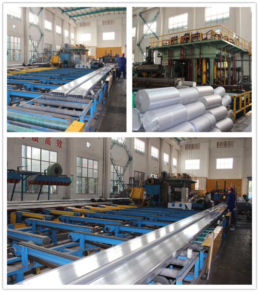 Customized Black Anodized aluminum extrusion industry Profiles / frame