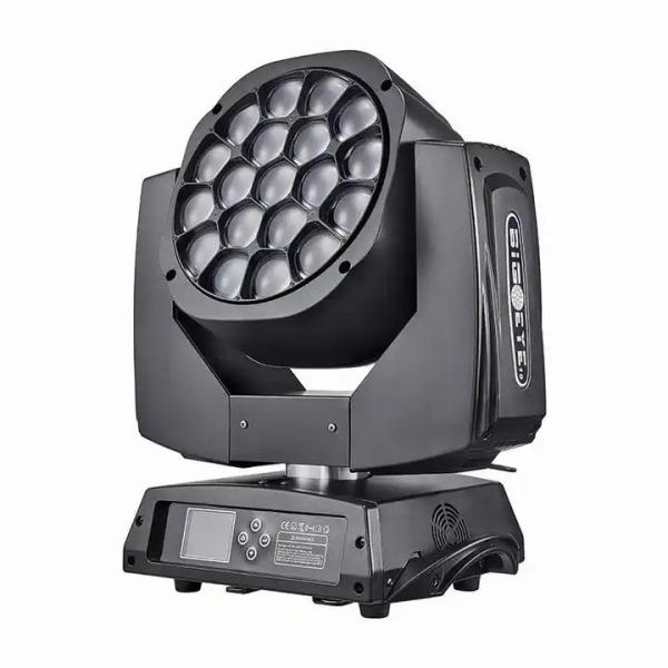 50000 Hours Lifespan 19*15W RGBW LED Big Bee Eyes Moving Head Stage Light with