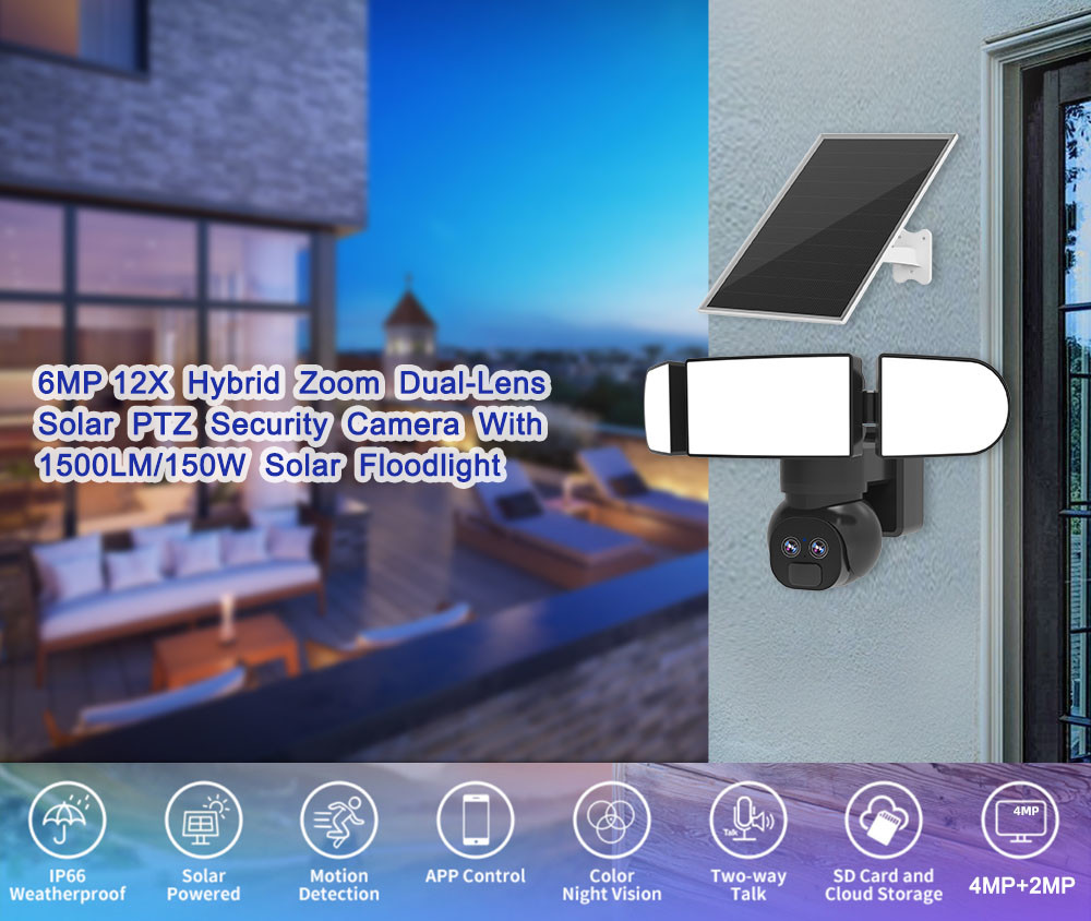 PIR Motion Detection 4G Solar Powered Camera with Cloud Storage / Memory Card 128G