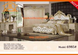 Quality Indian antique royal luxury bedroom furniture designs for sale wholesale