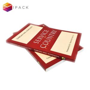 Quality FSC Art Paper Satin Finish A4 Softcover Book Printing wholesale