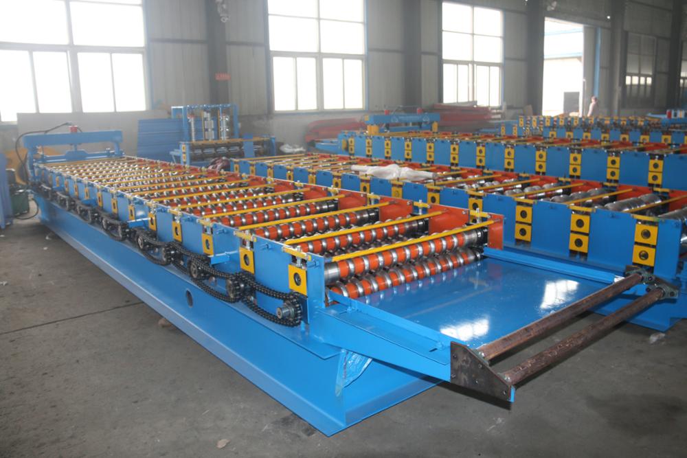 15m/min Color Steel Roll Forming Machine Corrugated Roof Sheet