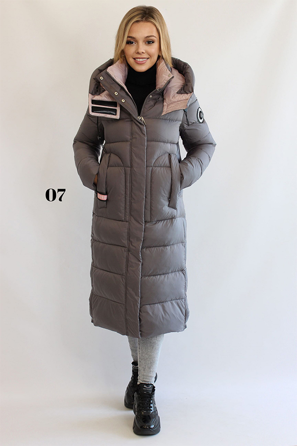 FODARLLOY New women's wear winter thick hooded in the long collision color women cotton-padded puff jacket