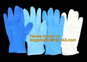 Quality Disposable powder free black examination nitrile gloves manufacturers,Colored Nitrile Gloves Disposable Medical Blue Pow wholesale