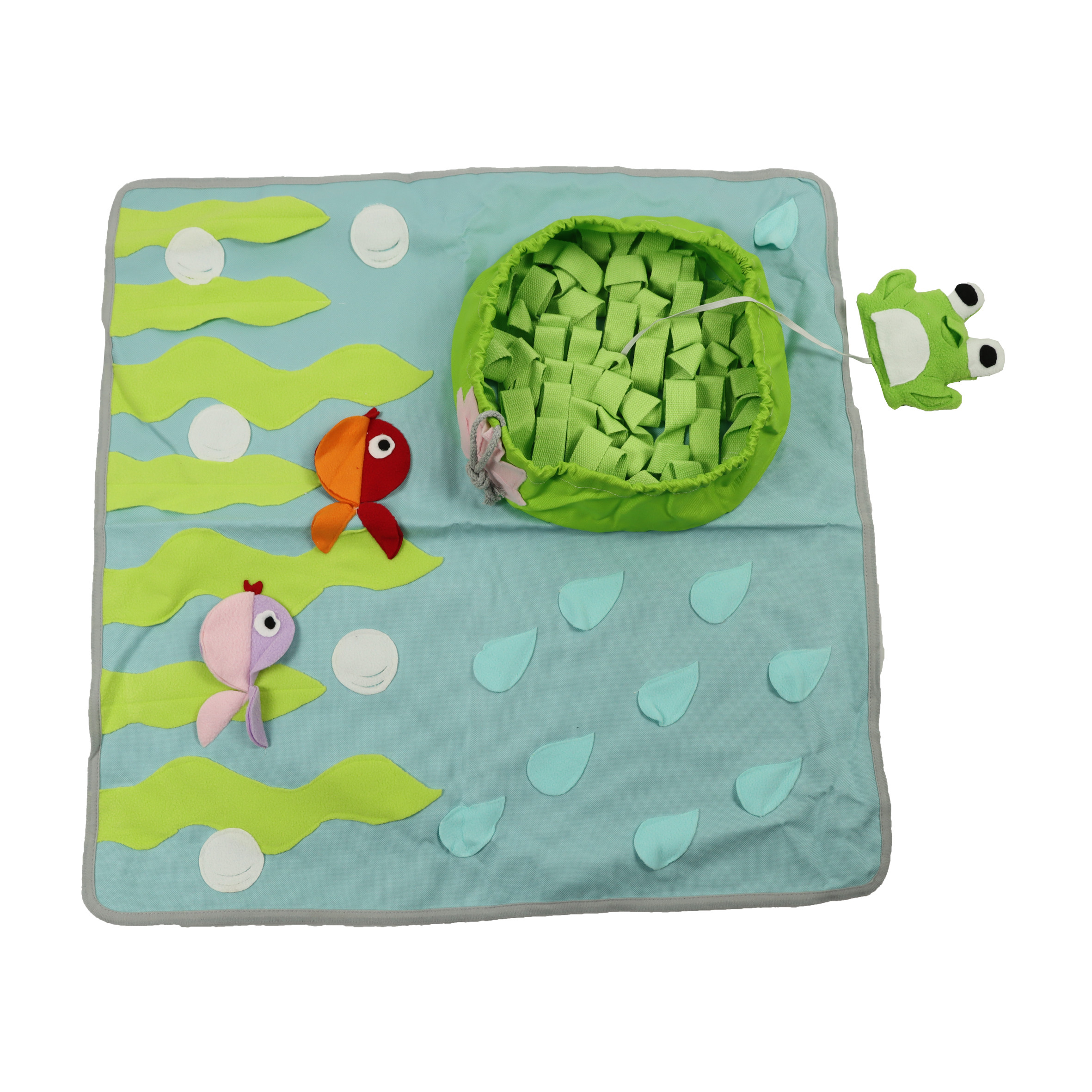Eco Friendly Pet Sniffing Mat Portable Feeding Activity Enrichment Dog Sniffing Pad Rug