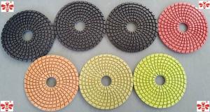 Quality 80mm100mm 125mm Wet Diamond Floor Polishing Pads Multi Color Economical wholesale