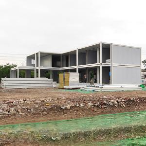 Quality Prefabricated Flat Pack Container Homes , Mobile Prefab Container Homes Office wholesale