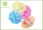 Multi - Colored Decorative Food Toothpicks Umbrella Cocktail Sticks Beach Party