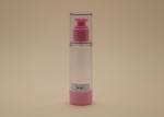 Pink Color 80ml AS Airless Spray Bottle Lightweight Environmental Friendly