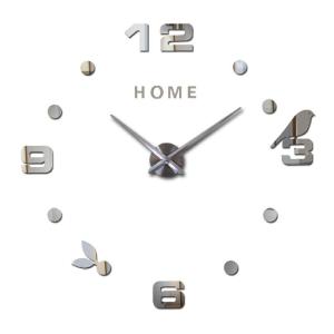 Quality Arabic Digital Birds Mirror Decor Wall Art Clock Stickers Large Elegant Wall Clock wholesale