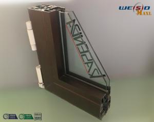 Quality Construction AA6063 T5 Aluminium Window Profiles / Wood Aluminum Structural Shapes wholesale