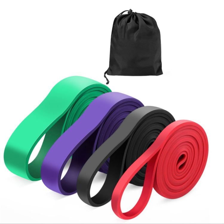 109CM X 6.2CM Pull Rope Resistance Band And Tube Muscle Massage Exercise Training