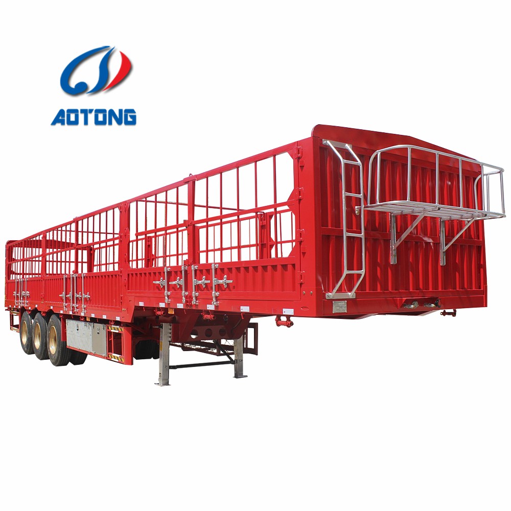 53ft Enclosed Box Cargo Dry Wing Van Truck Semi Trailer with 30-100T Max Payload