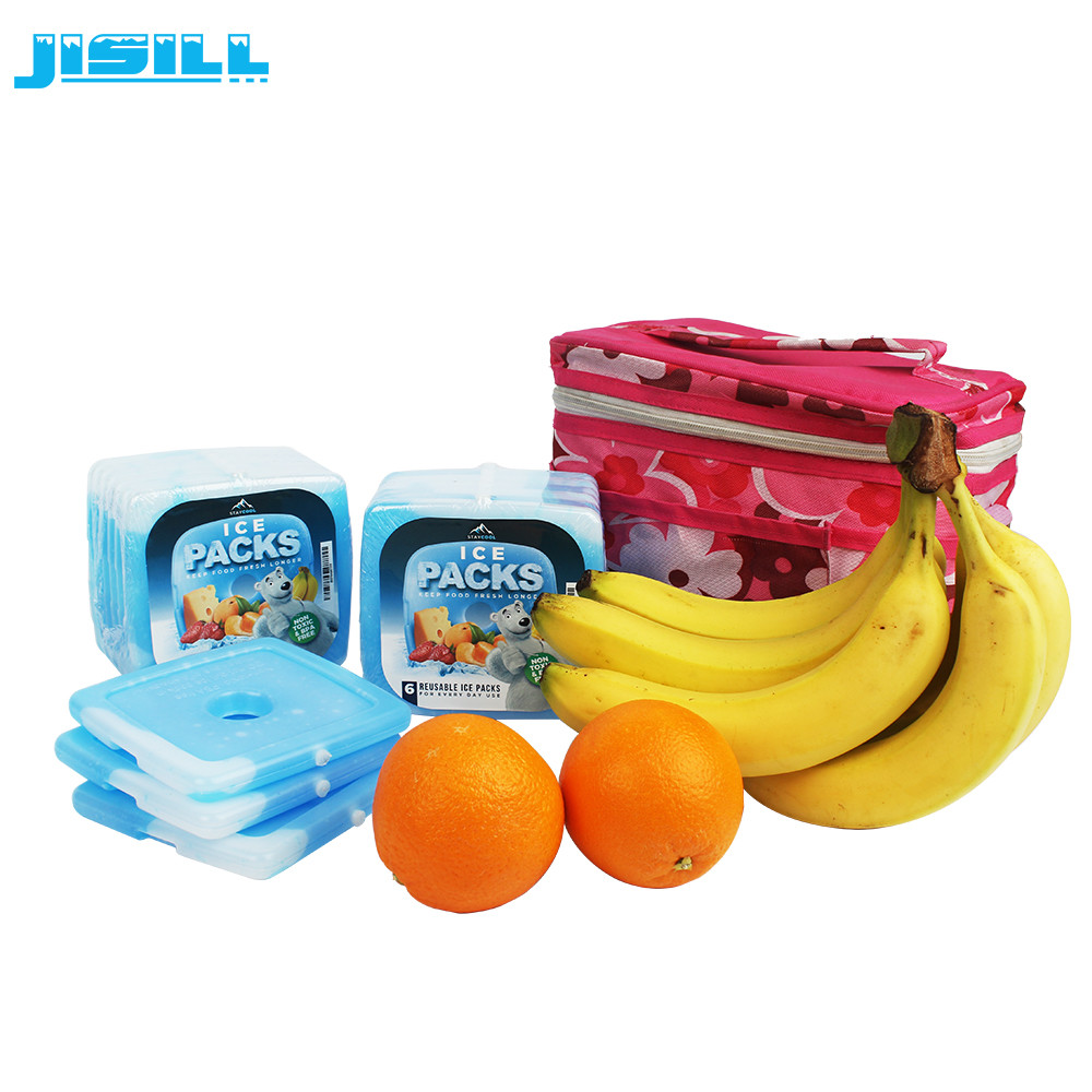 Custom Durable Plastic Lunch Ice Packs Long Lasting Keep Cold For Cooler Bags
