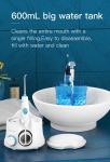 Teeth Whitening Countertop Water Flosser 600ml Electric Jet