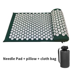 Quality Neck Back Pain Massage Acupuncture Mat With ABS Needles And Pillow wholesale