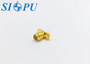 Quality Microstrip Female SMA RF Connector Dual Hole Blue Mounted wholesale