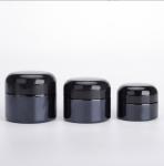 20g 30g 50g Black Eye Cream Jar With Lid Cosmetic Package Container Glass Cream