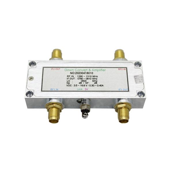 Cheap RF Frequency Down Converter Dual Channel Mini Size Light Weight for sale