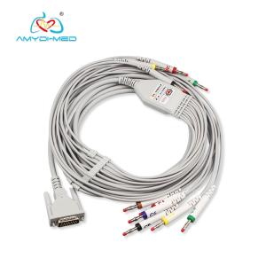Quality Long Working Life EKG Cables 3.6m Length For Burdick 800 Ekg Machine wholesale